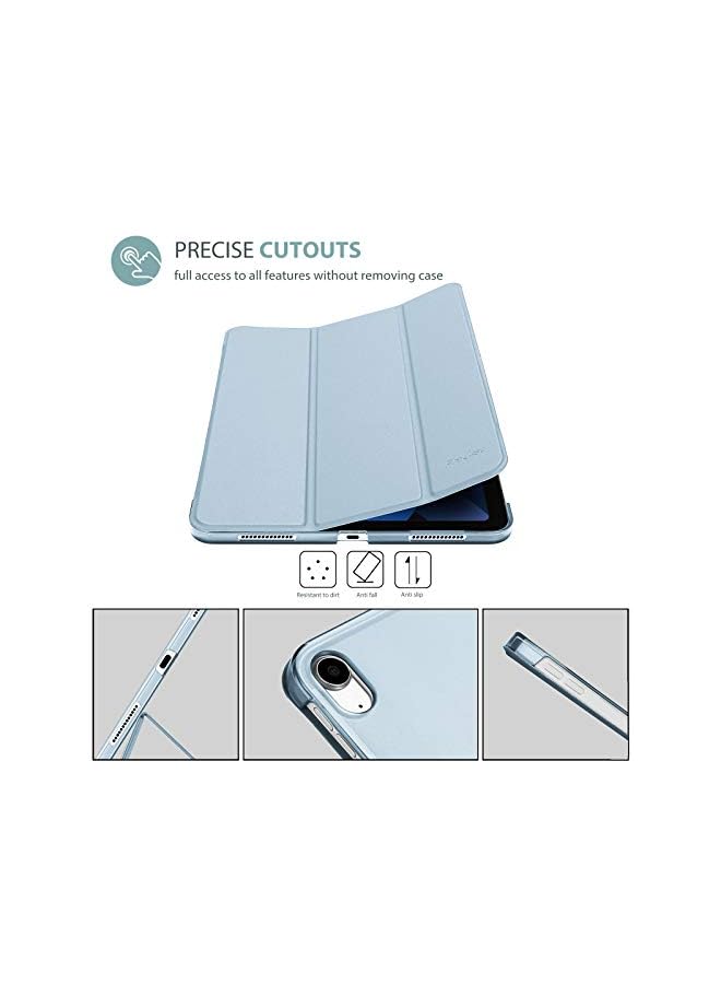 Procases iPad Air 5/Air 4 Case 10.9" 2022 2020, Slim Stand Hard Back Shell Protective Smart Cover Cases for iPad Air 5th/iPad Air 4th Generation -Skyblue - Image 5