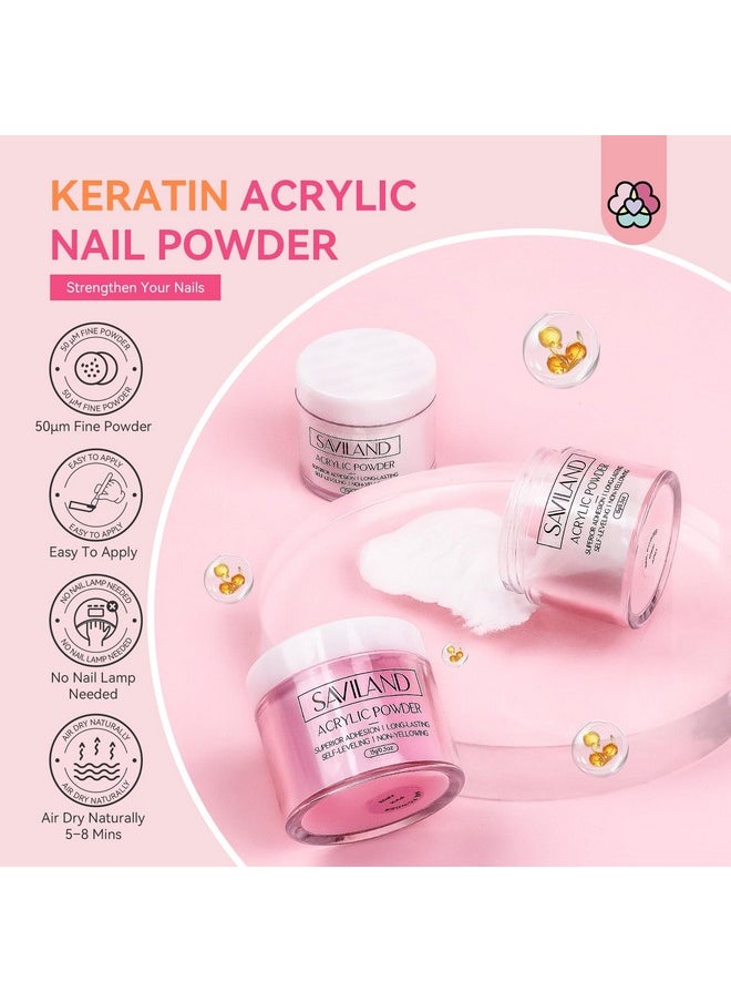 Saviland Acrylic Nail Kit With Drill: Professional Nail Kit Acrylic Set For Beginners With Everything Acrylic Powder Monomer Liquid Gel Nail Polish Nail Decoration U V Nail Light Gift Home Salon  - Image 3