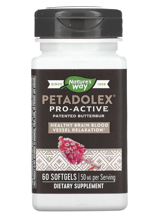 Nature's PETADOLEX Pro-Active 50 mg  60 Softgels 