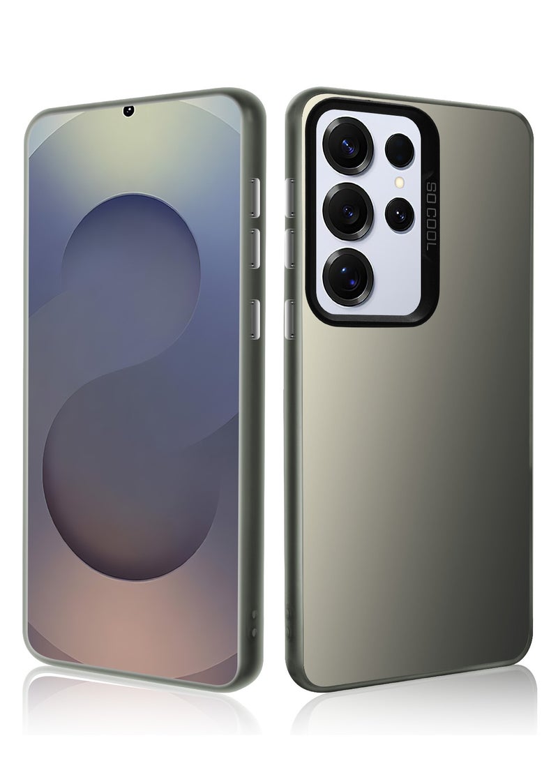 LiuShan Samsung Galaxy S25 Ultra Case, Slim TPU Bumper Phone Cover,360°Full Body Shockproof Protective Phone Case for Samsung S25 Ultra Gray - Image 1