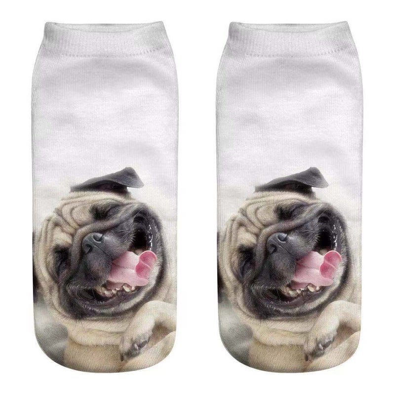 3D Personality Animal Print Socks Cute Boat Socks Cat Socks Cartoon Print Socks Dog Series Adult Socks Digital Print - Image 1