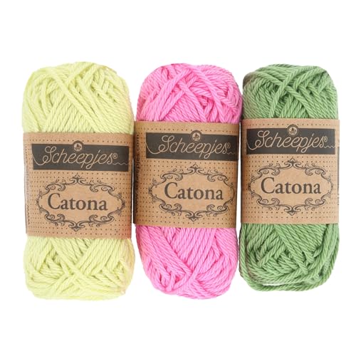 Scheepjes Catona Colour Pack 109 x 10g Assorted Cotton Yarn Kit - Image 2