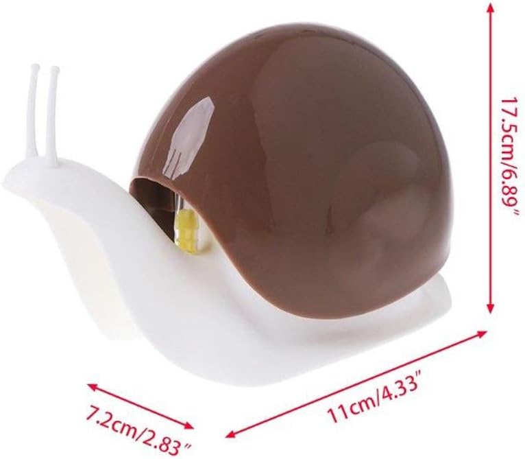 TabEnter Cute Snail Soap Dispenser for Kitchen Bathroom etc. (120ML) (Brown) - Image 5