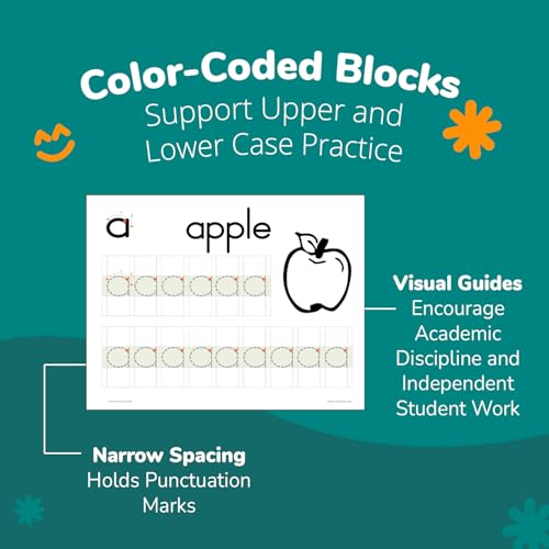 Channie's PreK Kindergarten Handwriting Visual Alphabets & Numbers Learning & Tracing Workbooks, 3 Pack - Alphabet & Numbers Preschool Workbook for Homeschool and After School - Image 4