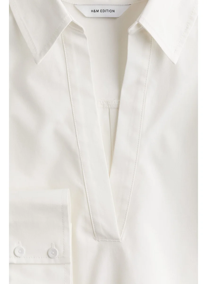 H&M Popover Poplin Shirt