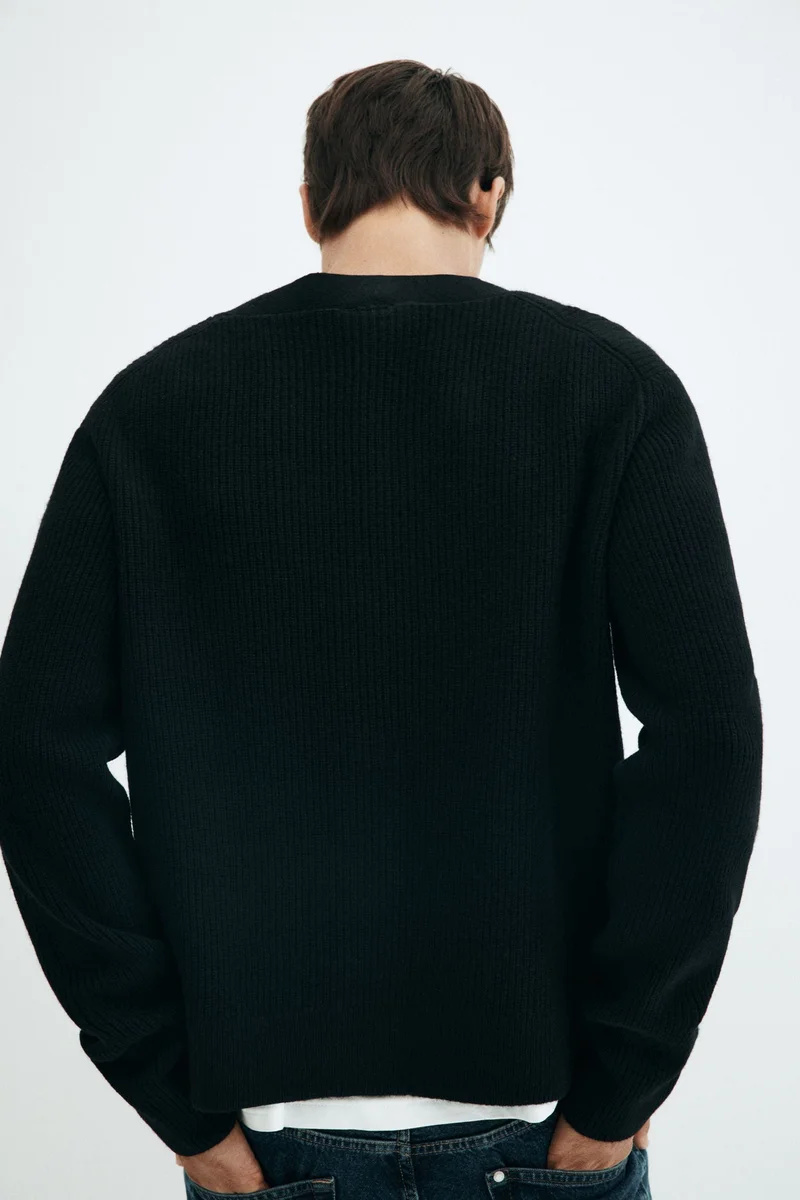 H&M  Regular Fit Wool cardigan for Men | Best Price UAE