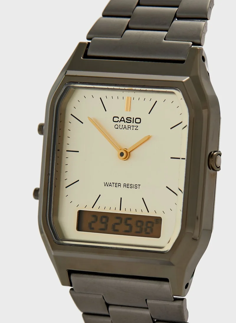 CASIO Dual Time Analog Watch