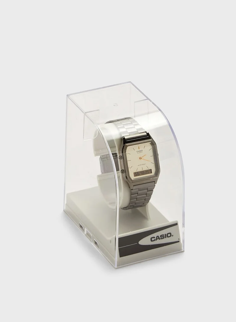 CASIO Dual Time Analog Watch