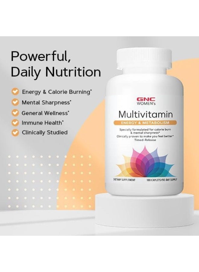 GNC Womens Ultra Mega Energy and Metabolism Multivitamin for Women, 90 Count - Image 3