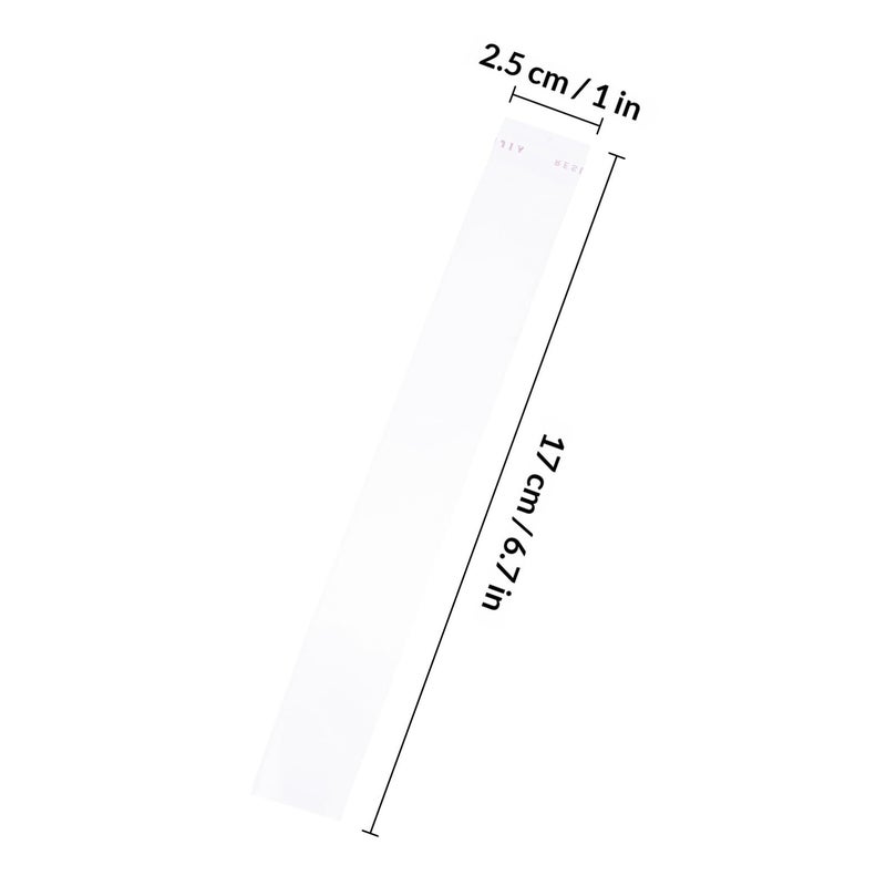 Multipurpose Self Adhesive Packaging Bags 2 5x17cm 500pcs Bulk Pack for Storage - Image 3