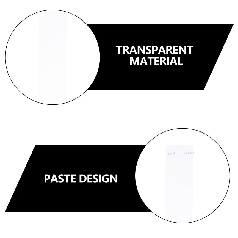 Multipurpose Self Adhesive Packaging Bags 2 5x17cm 500pcs Bulk Pack for Storage - Image 4