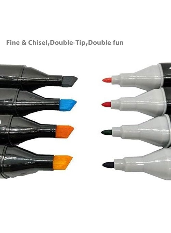 Touch 80 Colors Graphic Professional Design Art Twin Tip Marker Pen Series Touch Alcohol Graphic Pen Manga Graphic W/bag Art Twin Marker Pen - Image 4