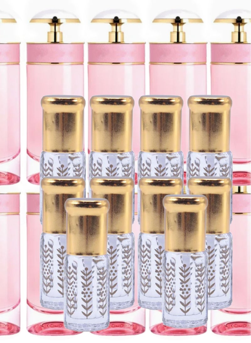 10 قطع عطر كاندي فلوريل ثابت وفواح عبوة اقتصادية 3 مل