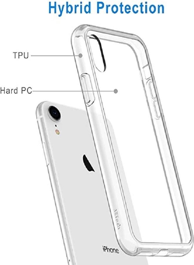 غطاء جراب شفاف لهاتف iphone XR رفيع للغاية مقاوم للصدمات وشفاف من مادة البولي يوريثان السائل من السيليكون غطاء 6.1 بوصة - Image 2