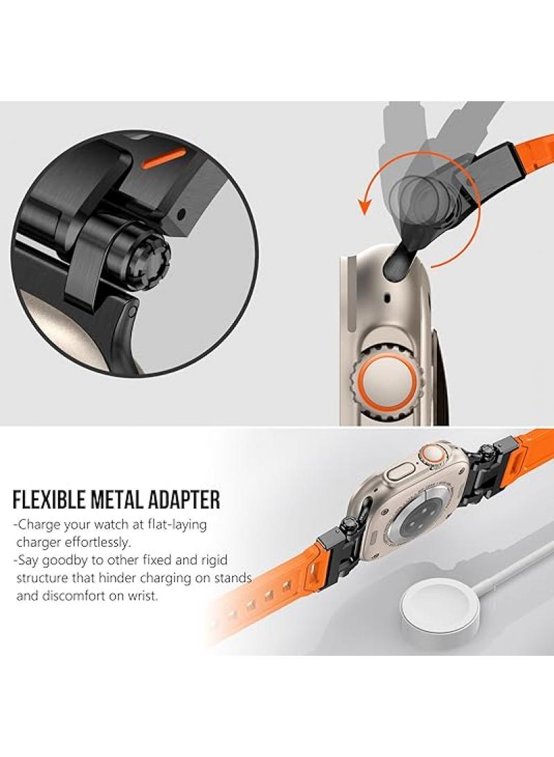 Y&D For Apple watch123456789 Generation 42/44/45/49MM Metal Connection Strap - Image 3