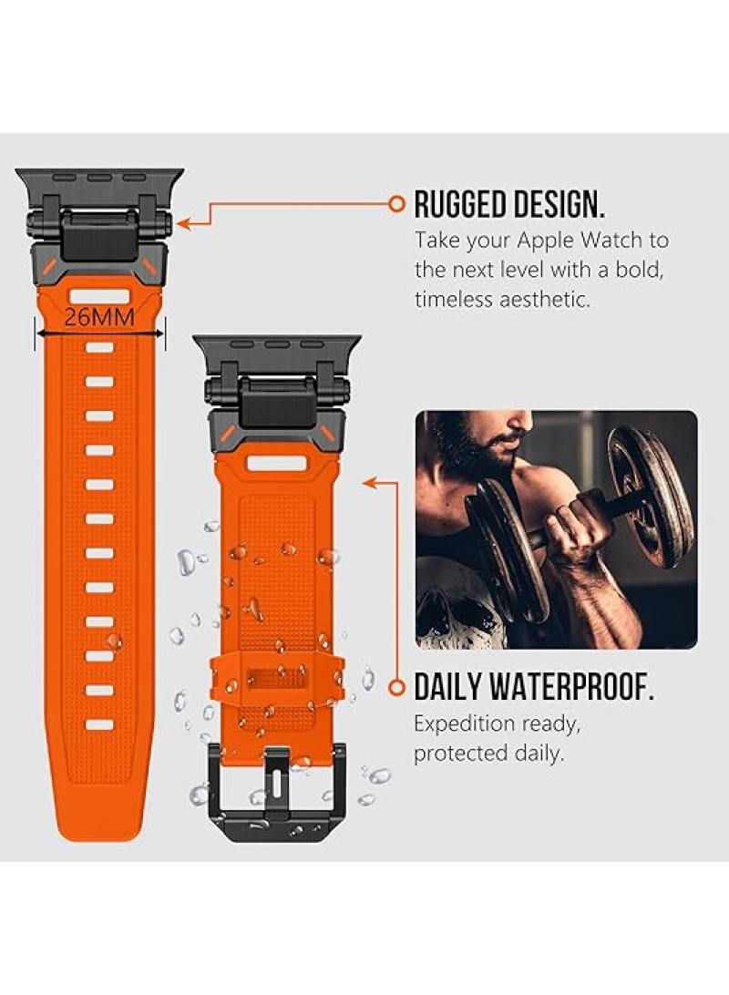 Y&D For Apple watch123456789 Generation 42/44/45/49MM Metal Connection Strap - Image 1