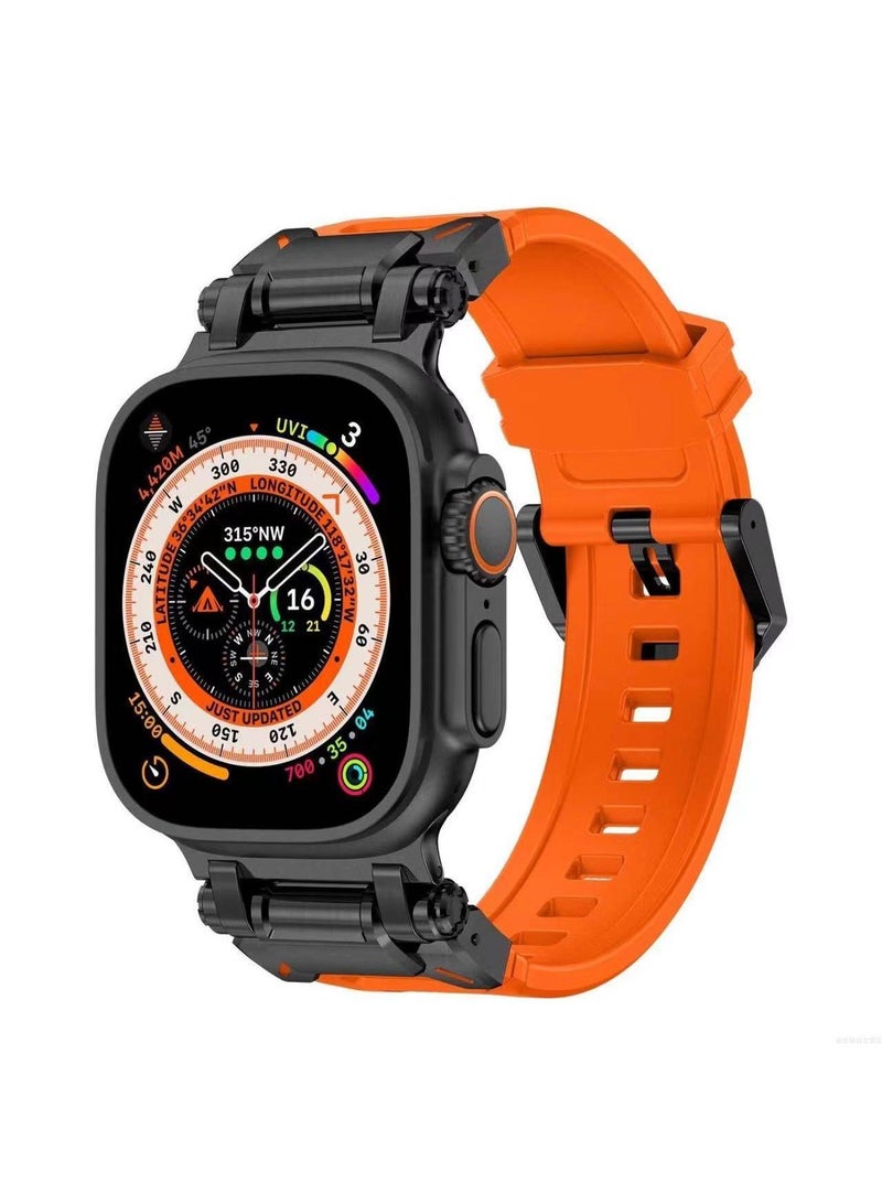 Y&D For Apple watch123456789 Generation 42/44/45/49MM Metal Connection Strap - Image 2