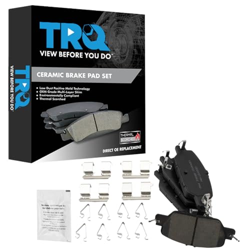 TRQ Rear Brake Pads Ceramic Compatible with 2017-2022 Honda CR-V - Image 2