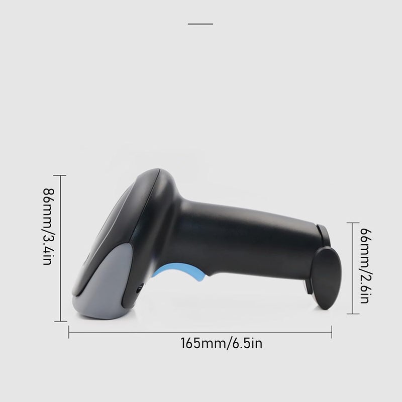 Handheld Scanner for Warehouse and Retail - 1D 2D Barcode Scanner with Auto Sensing and Continuous Scan Modes - IP54 Rated Shock QR Code Reader Compatible with Linux Android OS - Image 3