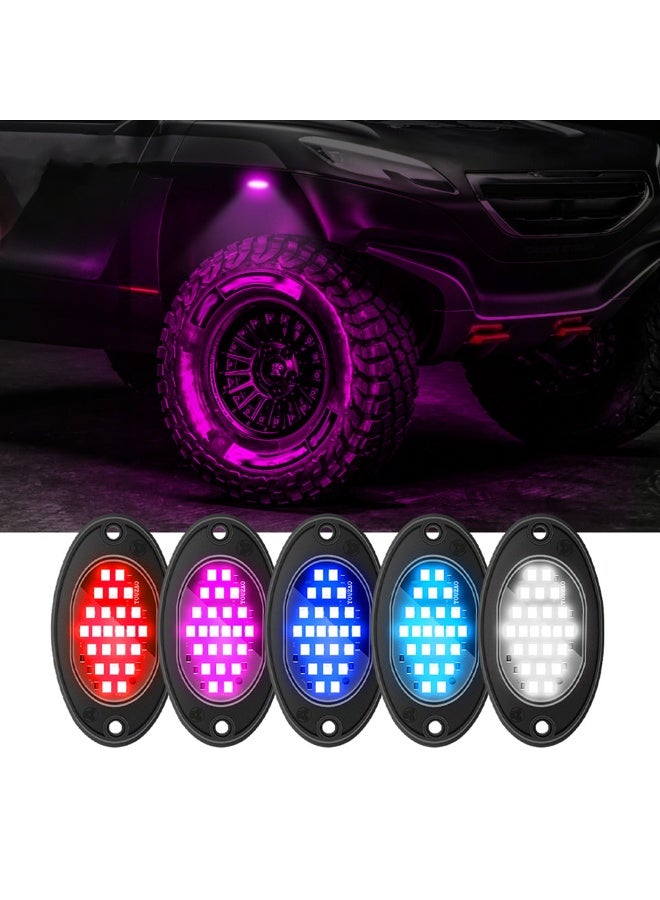 Loquat 12V LED Chassis Lights for Cars - Off-Road Jeep Wrangler Underbody Upgrade Lights with Grill Lights - Ambient Lighting (Set of 4) - Image 2
