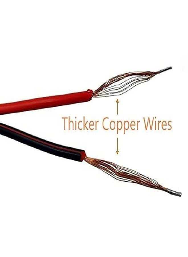 WiredCom 18AWG Copper Strands DC Power Pigtail Male Cable Wire, 12V 5A Male Connectors Barrel Jack Tinned Lead for CCTV Camera, Lighting Power Adapter DVR, Car Rearview Monitor-2.1 x 5.5mm (Pack Of 20) - Image 3