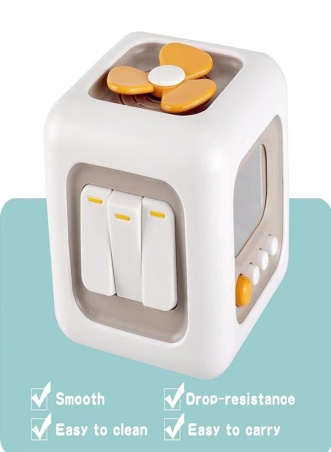 ALERIP 6-in-1 Activity Cube for 1-Year-Old, Educational Busy Toy for Toddlers 1-3, Sensory Toy to Develop Fine Motor Skills, Travel-Friendly, Birthday Gift for Boys and Girls, Preschool Learning Cube - Image 3