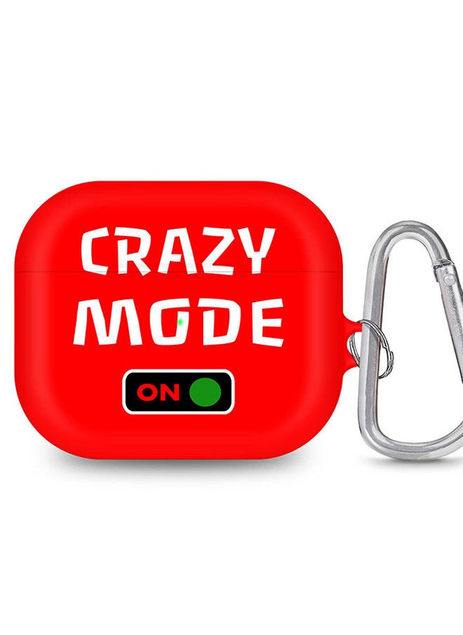 Stylizedd - StylePods Case for Airpods 3rd Gen Case With Anti-Lost Keychain - Crazy Mode On - Image 1