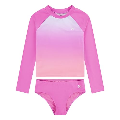 Hurley حارس الشمس بأكمام طويلة - بدلة سباحة مكونة من قطعتين - Image 2