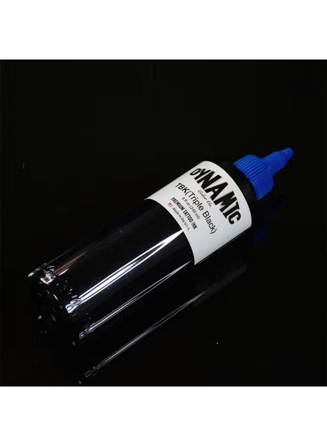 Dynamic Color Co Triple Black Premium Tattoo Ink Bottle 8oz - Image 4