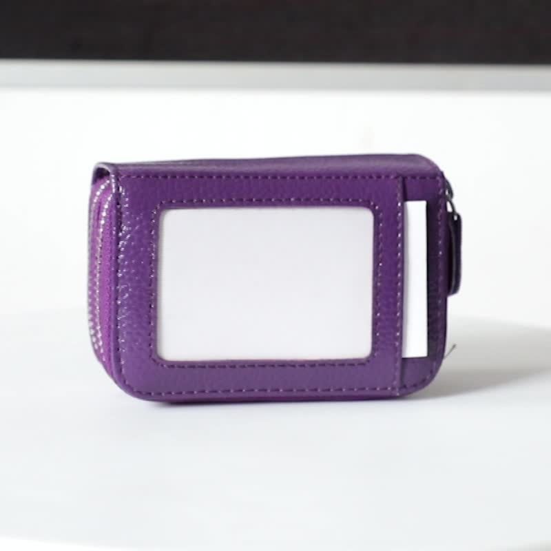 Large-sized anti-magnetic accordion card holder, RFID-blocking money pouch, anti-magnetic card case - Image 3