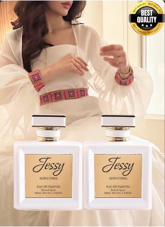 ألينا كوريل 2 قطع عطر جيسي ألينا كوريل 100 مل  - Image 1