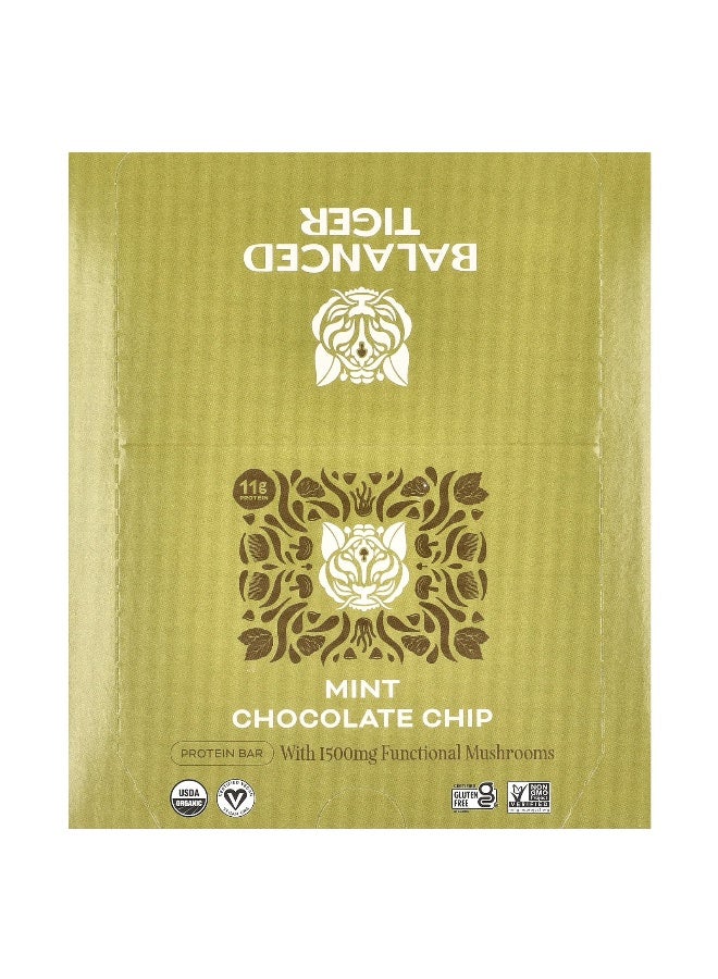 Balanced Tiger Balanced Tiger, Protein Bar, Mint Chocolate Chip, 12 Bars, 1.55 oz (44 g) Each - Image 1