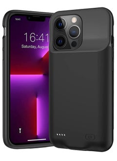 Battery Case for iPhone 13 Pro Max, Portable Battery Pack, Rechargeable Smart Charger Case, External Battery Charging Case, Compatible with (iPhone 13Pro Max, 4500 Mah).