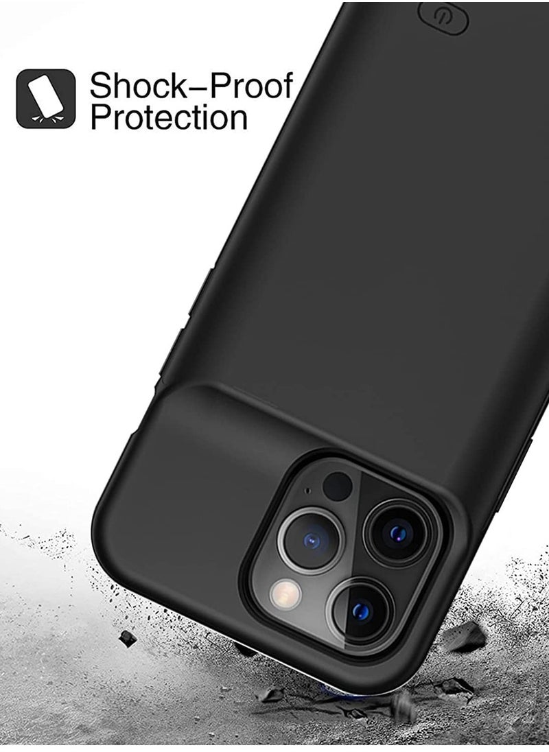 ELTRAZONE - Battery Case for iPhone 13 Pro Max, Portable Battery Pack, Rechargeable Smart Charger Case, External Battery Charging Case, Compatible with (iPhone 13Pro Max, 4500 Mah). - Image 1