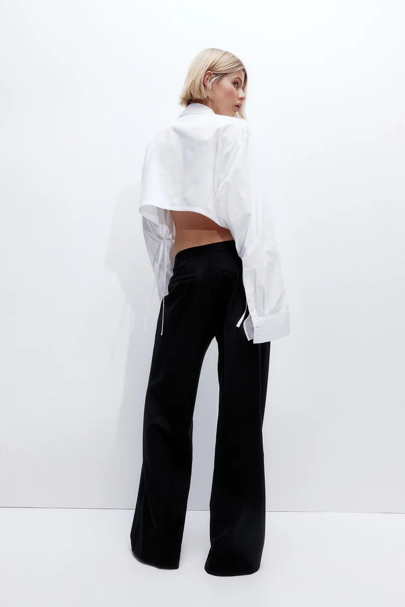 اتش اند ام Wide tailored trousers