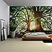 ENJOHOS ENJOHOS Nature Forest Thick Tree Wall Tapestry Large 3D Trunk Print Wall Art Hanging for Bedroom Living Room Dorm  - Image 2