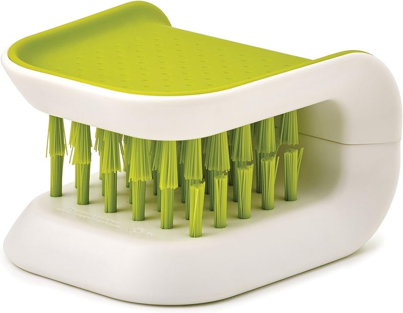 Voxmxi BladeBrush Knife and Cutlery Cleaner Brush Bristle Scrub Kitchen Washing NonSlip One Size Green