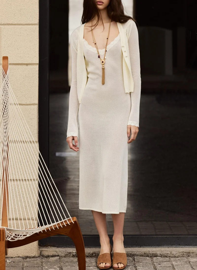 Lichi  Midi dress in knitted jersey for Women | Best Price UAE
