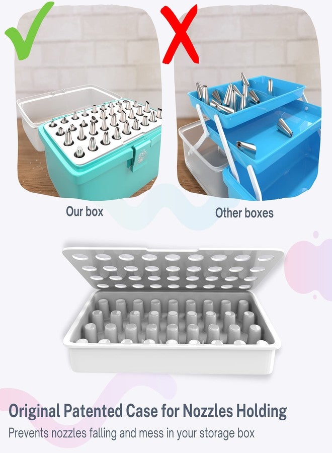 Cakebe Cake Decorating Tools 115-Piece Piping Bags&Tips Set Cake Decorating Kit with 42 Piping Tips Cake Decorating Supplies with Frosting Tips&Bags Cupcake Decorating Kit Cookie Decorating Supplies - Image 3