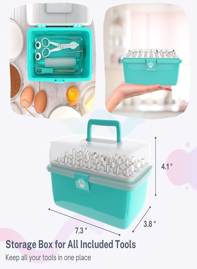 Cakebe Cake Decorating Tools 115-Piece Piping Bags&Tips Set Cake Decorating Kit with 42 Piping Tips Cake Decorating Supplies with Frosting Tips&Bags Cupcake Decorating Kit Cookie Decorating Supplies - Image 2