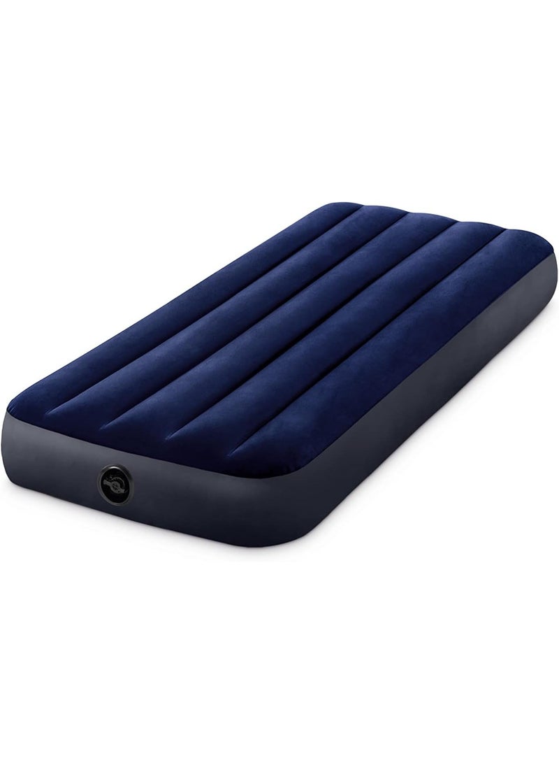 انتكس سرير هوائي كلاسيكي قياسي من Intex 64756 Dura-Beam، 76 × 191 × 25 سم - Image 1