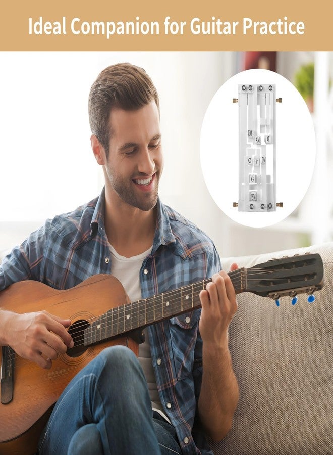 Homaisson Guitar Chord Presser, Guitar Aid Chords Trainer, Chord Helper for Acoustic Guitar, Portable Chord Training Tool, Guitar Assisted Learning Tool for Beginners - Image 5