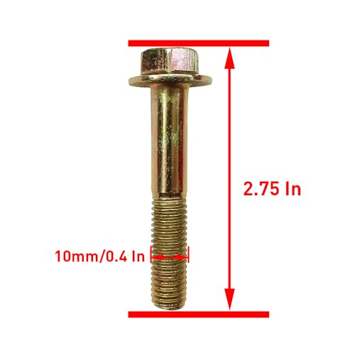 YUESHAN 10.9 Grade Pack of 16 Exhaust Manifold Bolt Screw Kit Fits for Ford F250 F350 7.3L Powerstroke Diesel Engine - Image 3