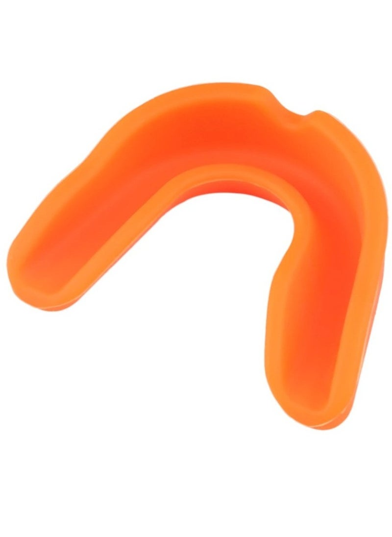 Generic - Silicone Mouth Guard Teeth Protection with Box for Various Sports, Orange - Image 1