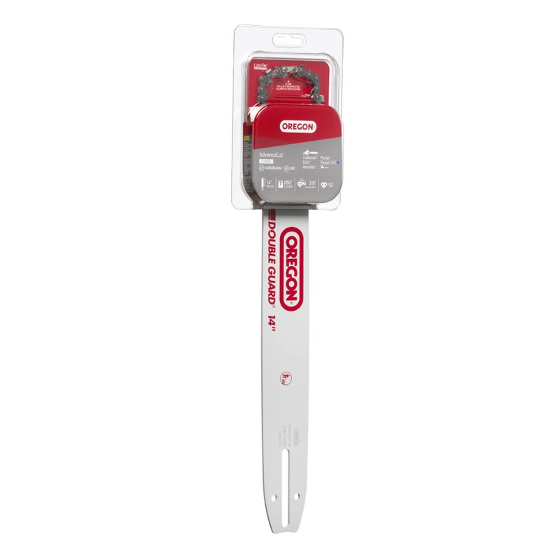 Oregon 27856 14-Inch Guide Bar and AdvanceCut S52 Chainsaw Chain Combo, Fits Echo, Craftsman, Homelite, Poulan and More - Image 2