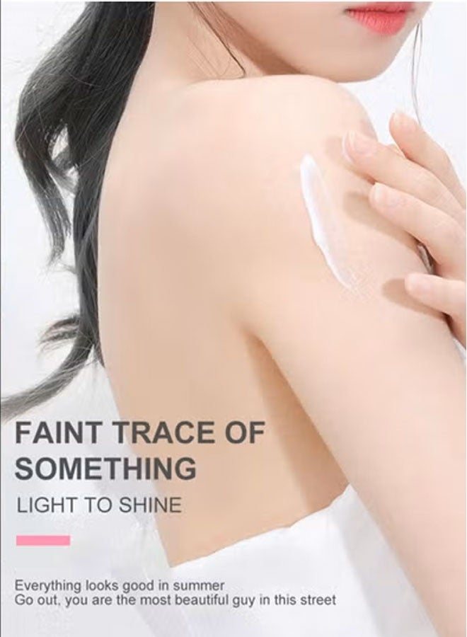 كريم ترطيب للوجه والجسم 2 قطعة، يحل محل المكياج ويُفتيح البشرة. احصلي على بشرة متساوية ومشرقة بسهولة 150 جرام * 2 - Image 2