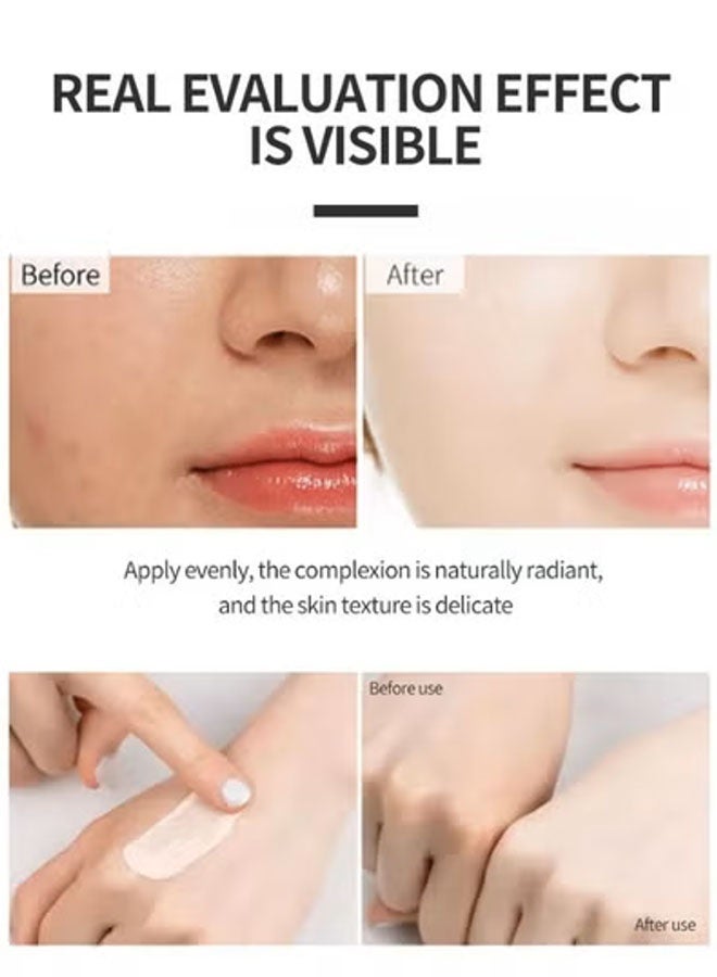 كريم ترطيب للوجه والجسم 2 قطعة، يحل محل المكياج ويُفتيح البشرة. احصلي على بشرة متساوية ومشرقة بسهولة 150 جرام * 2 - Image 5