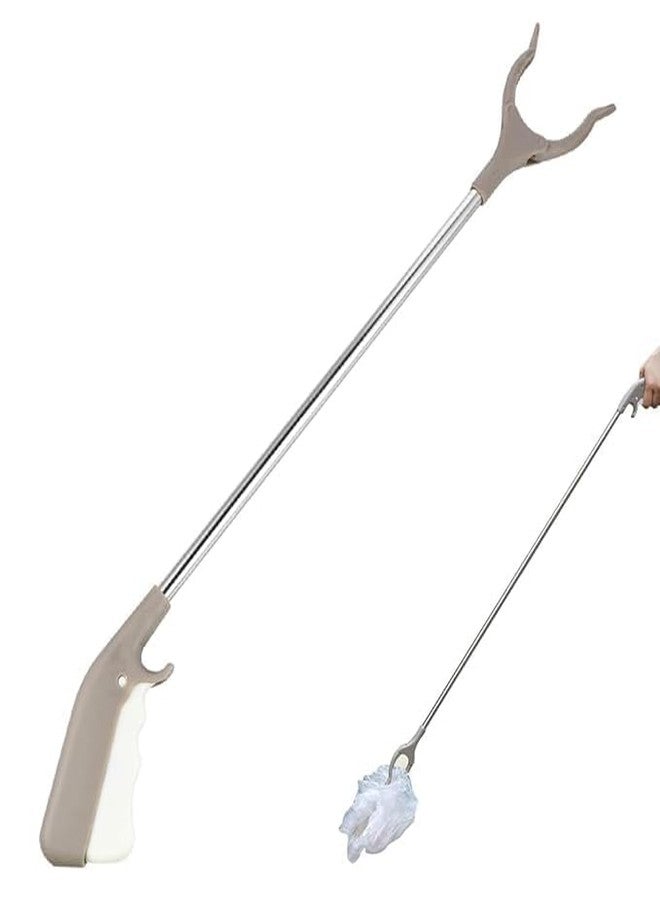 CHHELL 95CM Long Reach Grabber Tool for Trash Pickup - Heavy Duty Garbage Picker with Anti-Slip Claws, Ergonomic Handle, Steel Shaft, Strong Grip Litter Picker for Outdoor Cleanup, Garden & Household Use - Image 2