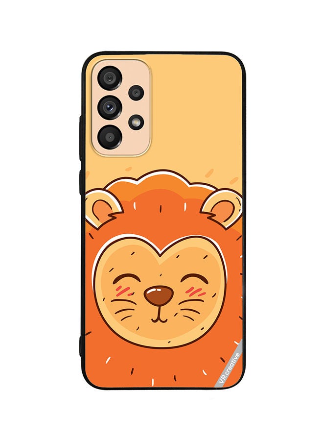 VR CREATIVE Protective Case Cover For Samsung Galaxy A53 5G Sleeping Lion Design Multicolour - Image 1