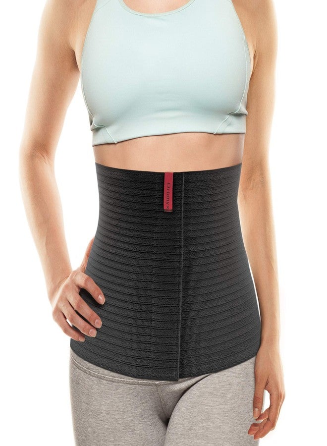 ORTONYX حزام بطن أورتونيكس 10.25 بوصة للرجال والنساء / لفافة ما بعد الولادة وما بعد الجراحة / حزام دعم فتق السرة / 524010 أسود L/XXL - Image 1